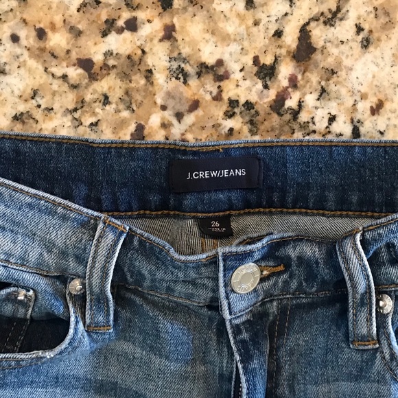 SALE🏷J Crew Slim Boyfriend Jean Patch Distressing - Picture 4 of 8